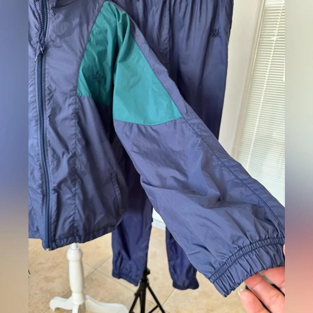 Vintage JCPenney Women’s Retro Two-Tone Jacket and Pants Track Set, Size M
